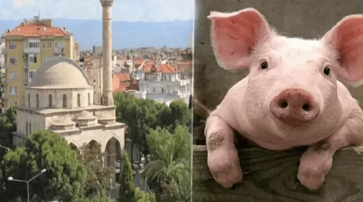 Cami önünde şoke eden iddia: Binlerce kişiye domuz eti dağıtılmış