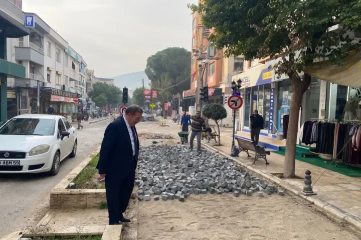 Milas'ta Doğalgaz Sonrası Yol Çalışmaları Hızlandırıldı.