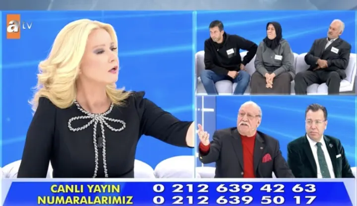Müge Anlı ile Rahmi Özkan arasında canlı yayında gerilim