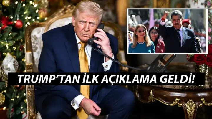 Trump’tan ilk açıklama: “Maduro ve eşi yakalandı” iddiası