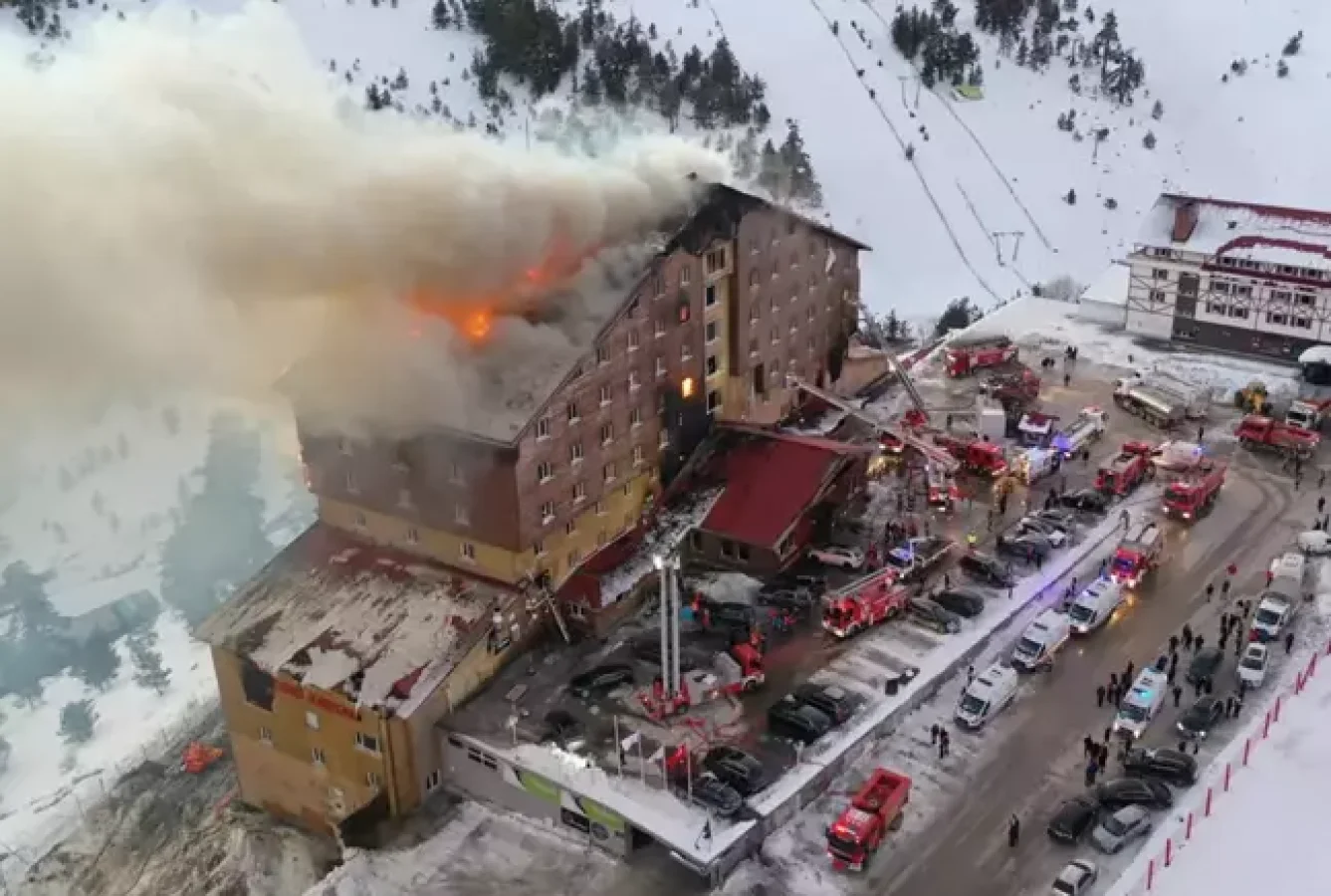 Kartalkaya Kayak Merkezi'nde Yangın: 10 Ölü, 32 Yaralı