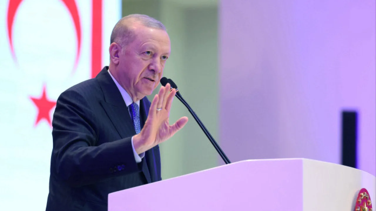Erdoğan Kıbrıs’ta net konuştu: “Aramızı açmaya çalışanlar başarılı olamayacak”