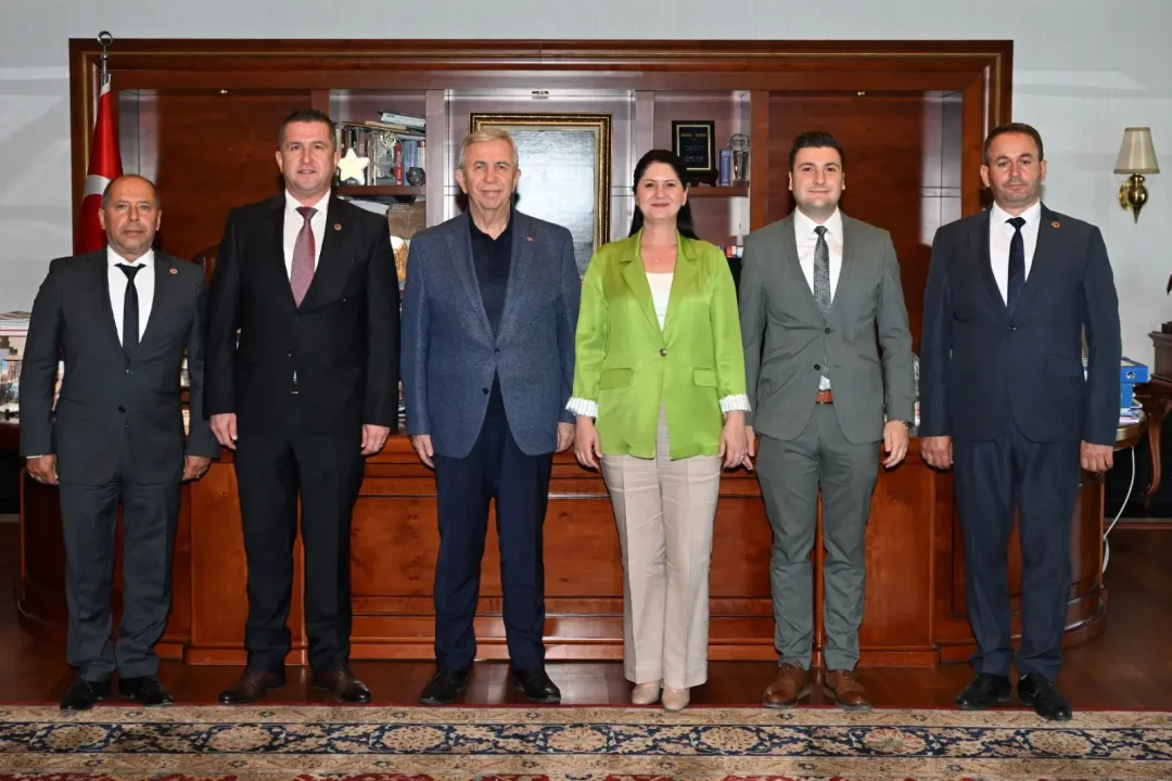 Başkan Gencan Akın, Mansur Yavaş ve Erinç Sağkan ile Bir Araya Geldi