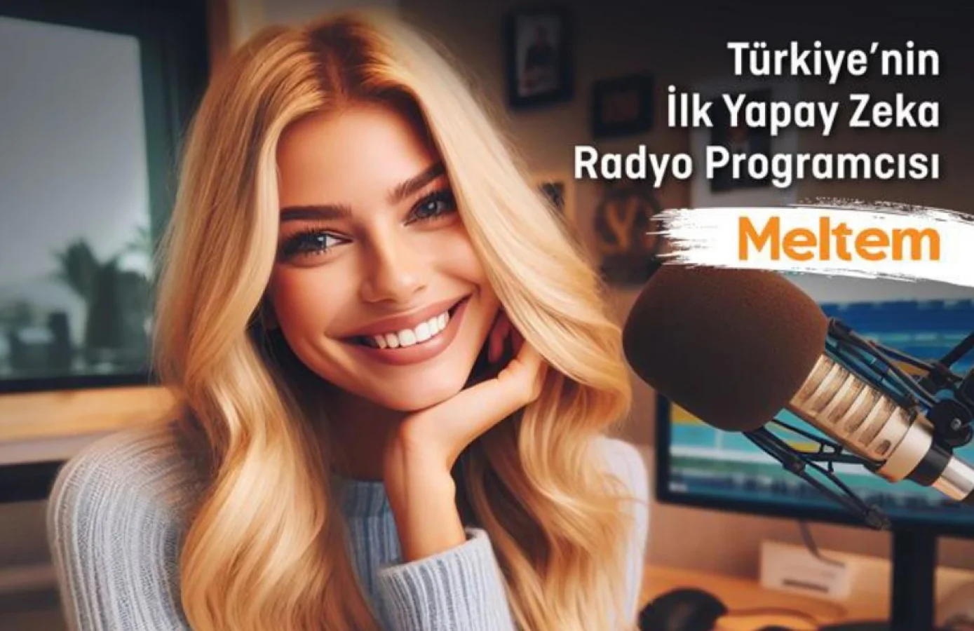 Türkiye'de Bir İlk: Yapay Zeka Radyo Programcısı Meltem Alem FM'de!