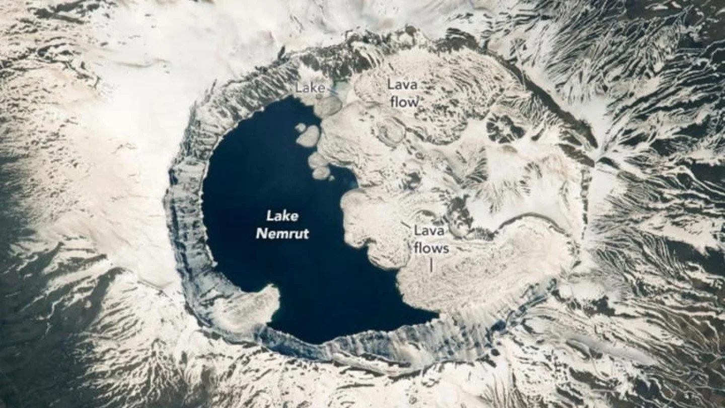 Nemrut Krater Gölü NASA Astronotlarının Gözdesi Oldu!