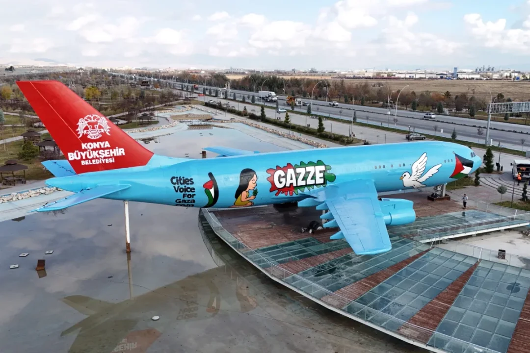 Sanat Eseri Gazze'ye Dikkat Çekiyor Konya'da