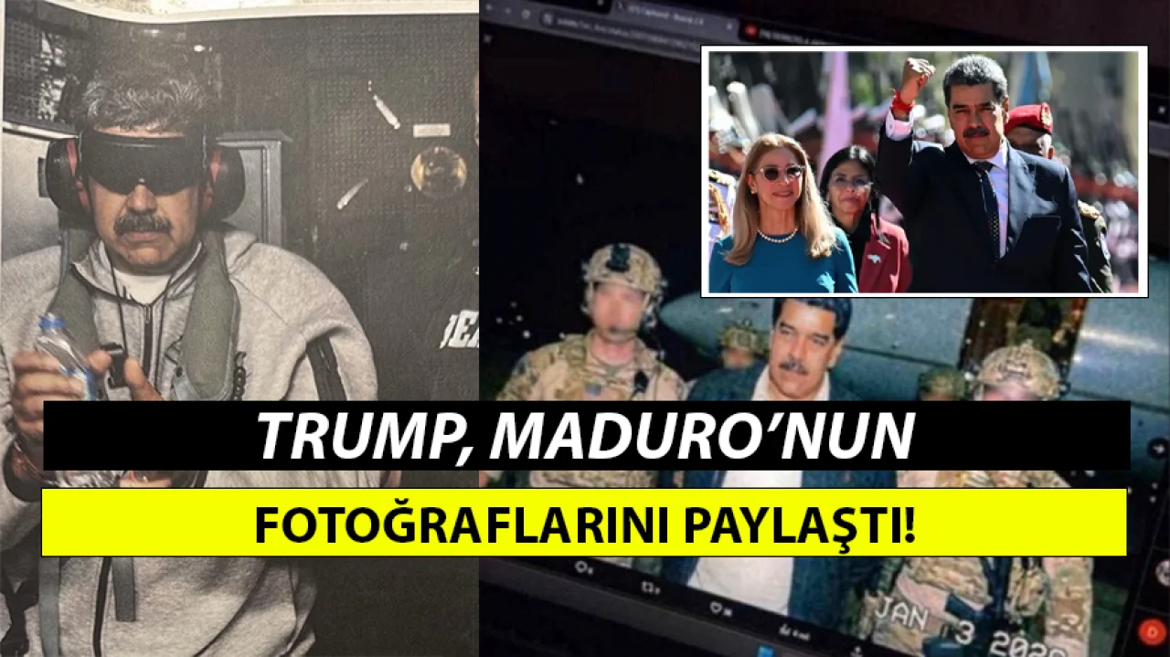 Maduro’nun kelepçeli fotoğrafı ABD Başkanı Trump tarafından paylaşıldı