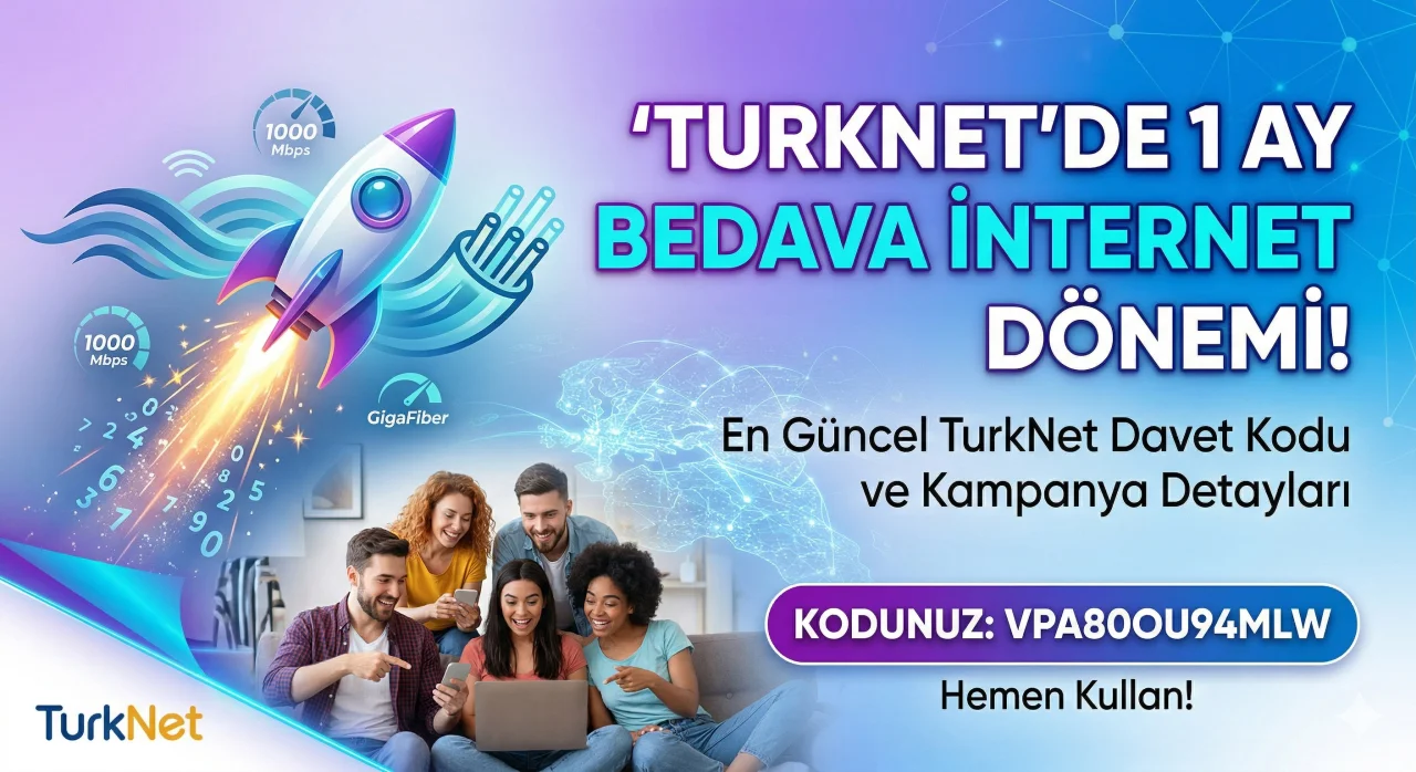 TurkNet’te 1 Ay Bedava İnternet Dönemi: Güncel TurkNet İndirim Kodu ve Kampanya Detayları